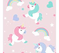 Carta da Parati Believe in Unicorns Pink World of Wallpaper A365 CAO 1