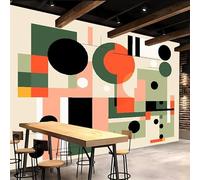 carta da parati camera da letto 250x180cm Geometria Del Colore carta da parati bambini Grande stampa su tela effetto pittura a olio, senza cuciture, perfetta per studio domestico EB24-3421