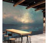 carta da parati camera da letto 250x370cm Cielo Stellato Del Mare carta da parati per mobili Tela murale con giunzione invisibile, ottima per soggiorno elegante o area lettura EB24-10759