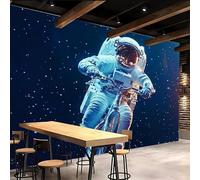 carta da parati camera da letto 250x420cm Astronauta In Bicicletta carta da parati tessuto non tessuto Decorazione 3D su tela pittorica,senza interruzioni,per la parete principale della casa EB24-3508