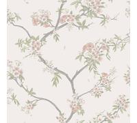 Carta Da Parati Cherry Blossom Rosa / Crema Holden 14213 Per Muri Eleganti