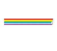 Carta da parati con bordo per camera dei bambini, decorazione da parete per camera da letto di ragazzo o ragazza, colori arcobaleno colorati, dimensioni 8,9 pollici × 218 pollici