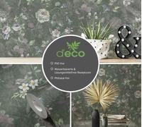 A.S. Création Natural Living 386362 - Carta da parati in tessuto non tessuto floreale, 10,05 x 0,53 m, made in Germany