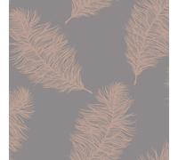 Carta Da Parati Con Piume Di Uccello Pavone Glitter Metallici - Scegli Design