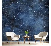 Carta Da Parati Costellazione Fotomurali Misterioso Cielo Stellato Decorazione da Muro XXL Poster Gigante Design per Camera letto, Soggiorno, 150x105cm, Blu Scuro
