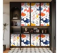 carta da parati cucina 44 X300Lcm Pesci Colorati Dei Cartoni Animati carta da parati soggiorno Pannello decorativo effetto realistico, ideale per soggiorni moderni o camere minimal Z262826