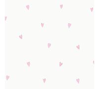 Carta Da Parati A Cuori D'Amore Rosa - Holden Decor 12581 Glitter