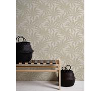 Carta Da Parati Della Giungla Campionata - Beige, Oro, Argento