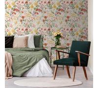 Catherine Lansfield Campagna Carta da Parati Floreale Rosa Codice Colore 206542