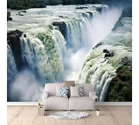 Carta Da Parati Effetto 3D Cascate Di Iguazu 150x105 cm Fotomurali Non Tessuto, Decorazione Poster Arte Murale Moderna per Casa Ufficio Camera Da Letto Soggiorno.