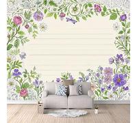 Carta Da Parati Effetto 3D Fiori Di Busta 150x105 cm Fotomurali Non Tessuto, Decorazione Poster Arte Murale Moderna per Casa Ufficio Camera Da Letto Soggiorno.