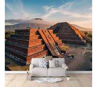 Carta Da Parati Effetto 3D Rovine Di Città Antiche 500x280 cm Fotomurali Non Tessuto, Decorazione Poster Arte Murale Moderna per Casa Ufficio Camera Da Letto Soggiorno.