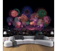 Carta Da Parati Effetto 3D Scena Strada New York City 200×140cm Fotomurali Non Tessuto, Retro Edificio Decorazione Poster Arte Murale Moderna per Casa Ufficio Camera Da Letto Soggiorno Blu