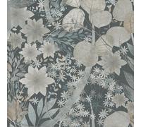 Carta Da Parati Erismann Secret Garden Denim Blu 1050644 Vinile