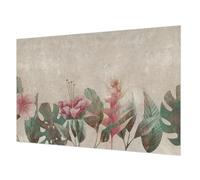 Carta da Parati Fliselina 152x104cm per Soggiorno e Camera da letto Montaggio Murale Decorazione da Muro Stampa di Alta Qualità Colla Inclusa Facile da Pulire - Flora sottile