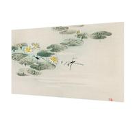 Carta da Parati Fliselina 416x254cm per Soggiorno e Camera da letto Montaggio Murale Decorazione da Muro Stampa di Alta Qualità Colla Inclusa Facile da Pulire - Acqua calma