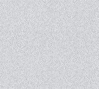 Carta Da Parati Floreale Attractive tessuto non tessuto 10.05 m x 0.53 m Argento Bianco Prodotto in Germania A.S. Création 378371 37837-1