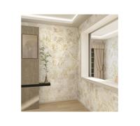 Carta da parati floreale Bouquet su misura - Rimura - Tessuti: Classic wallpaper effetto muro - WP01, Colori: AP069-1 beige