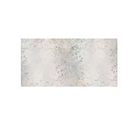 Carta da parati floreale con foglie Poesia su misura - Rimura - Tessuti: Ecowall PVC free lino - WP04, Colori: AP102-2 lilla