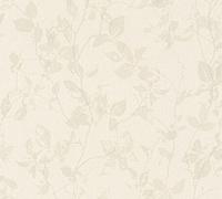 Carta Da Parati Floreale Hygge Carta da parati tessuto non tessuto 10.05 m x 0.53 m Beige Grigio Crema Prodotto in Germania da Livingwalls 363974 36397-4