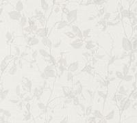 Carta Da Parati Floreale Hygge Carta da parati tessuto non tessuto 10.05 m x 0.53 m Beige Grigio Crema Prodotto in Germania da Livingwalls 363975 36397-5