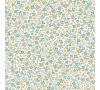 Carta Da Parati Floreale Teal Veronica Grandeco LD3009 Design Botanico Elegante