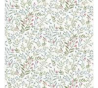 Carta Da Parati Fogliosa A78803 Verde E Blu Design Botanico Per Parete