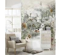 Carta da Parati Murale 254x184cm Grande Foto Decor Bianco Natura Giapponese 3D