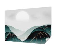 Carta da Parati Fotografica 312x219 cm Autoadesiva Montaggio Murale Stampa di Alta Qualità per Soggiorno e Camera da letto Antimacchia Decorazione della Parete - Pace apparente