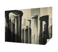 Carta da Parati Fotografica 312x219 cm Autoadesiva per Soggiorno e Camera da letto Decorazione della Parete Antimacchia Stampa di Alta Qualità Montaggio Murale - Architettura grezza