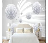 Carta Da Parati Fotografica 3D Personalizzata Geometria Sferica Dello Spazio Poster Fotografico Murale Per Soggiorno,Camera Da Letto,Tv,Sfondo,Decorazione Per La Casa-350X256Cm
