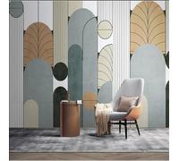 Carta Da Parati Fotografica 3D Personalizzata Linea Di Figura Geometrica Poster Fotografico Murale Per Soggiorno,Camera Da Letto,Tv,Sfondo,Decorazione Per La Casa-350X256Cm