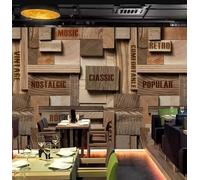 Carta Da Parati Fotografica 3D Personalizzata Pannello In Legno Con Alfabeto Inglese Poster Fotografico Murale Per Soggiorno,Camera Da Letto,Tv,Sfondo,Decorazione Per La Casa-300X210Cm