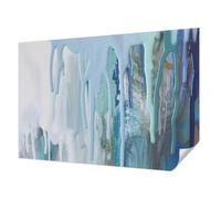 Carta da Parati Fotografica Adesiva 152x104 cm Autoadesiva per Soggiorno e Camera da letto Decorazione della Parete Antimacchia Stampa di Alta Qualità Montaggio Murale - Cascate blu