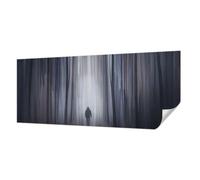 Carta da Parati Fotografica Adesiva 250x104 cm per Soggiorno e Camera da letto Autoadesiva Antimacchia Decorazione della Parete Montaggio Murale Stampa di Alta Qualità - Silenzio nella foresta