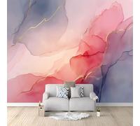 Carta da Parati Fotografica in Tessuto Non Tessuto Lusso Ed Eleganza Design Moderno 3D, per Soggiorno Camera Ufficio Marmo Tie-Dye Con Inchiostro Decorazione Murale Facile da Applicare 450 x 280 cm
