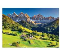 Carta Da Parati Fotografica Montagne Paesaggio Vista Foresta - Include Colla - Moderna Design Carta per Pareti Soggiorno Camera Da Letto Sala Fotomurali In Tessuto Non Tessuto TNT (254x184 cm)