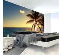 Carta Da Parati Fotografica Murale 3D Personalizzata,Spiaggia,Tramonto,Paesaggio Marino,Pittura Murale,Ristorante,Caffetteria,Arredamento Per La Casa-150Cmx105Cm