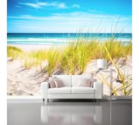 Carta da parati Fotografica Natura, Spiagge Dune Di Sabbia Motivo Panoramico Murale - 350 x 256 cm Effetto 3D Carta da parati decorazione interna per Soggiorno Camera Ristorante