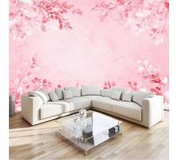 Carta da parati fotografica non tessuta Rosa, Delicato Romantico Elegante Floreale murales per camera da letto soggiorno TV corridoio salotto - 200 x 140 cm