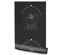 Carta da parati giovanile PIANETI Stelle Astratto Boho