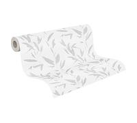 Carta Da Parati Giungla New Elegance Carta da parati tessuto non tessuto 10.05 m x 0.53 m Crema Grigio Prodotto in Germania da A.S. Création 375494 37549-4