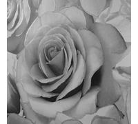 Carta Da Parati Glitter Floreale Grigia Argento - Muriva 139520 Sparkle