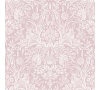 Harlen Woodland Carta da Parati Damascata Rosa Scuro - Holden 90161 Nuovo