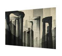 Carta da Parati in Fliselina 208x146cm Colla Inclusa per Soggiorno e Camera da letto Decorazione da Muro Facile da Pulire Stampa di Alta Qualità Montaggio Murale - Architettura grezza