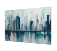 Carta da Parati in Fliselina 208x146cm Facile da Pulire Colla Inclusa Stampa di Alta Qualità per Soggiorno e Camera da letto Decorazione da Muro Montaggio Murale - Paesaggi urbani