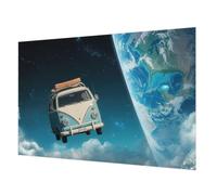 Carta da Parati in Fliselina 250x104cm Facile da Pulire Colla Inclusa Stampa di Alta Qualità per Soggiorno e Camera da letto Decorazione da Muro Montaggio Murale - Viaggi spaziali