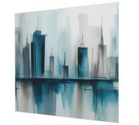 Carta da Parati in Fliselina 250x250cm Facile da Pulire Colla Inclusa Stampa di Alta Qualità per Soggiorno e Camera da letto Decorazione da Muro Montaggio Murale - Paesaggi urbani