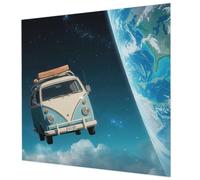 Carta da Parati in Fliselina 250x250cm Facile da Pulire Colla Inclusa Stampa di Alta Qualità per Soggiorno e Camera da letto Decorazione da Muro Montaggio Murale - Viaggi spaziali