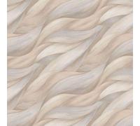 Astratto Onda Casual Chic Parati 10257-02 Naturale 3D Vinile Effetto Erismann